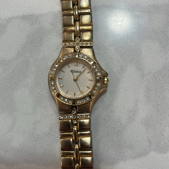 Dufonte Ladies watch gold with Crystal embellishments - Picture 4 of 5